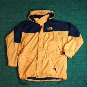 The north face vintage rain jacket